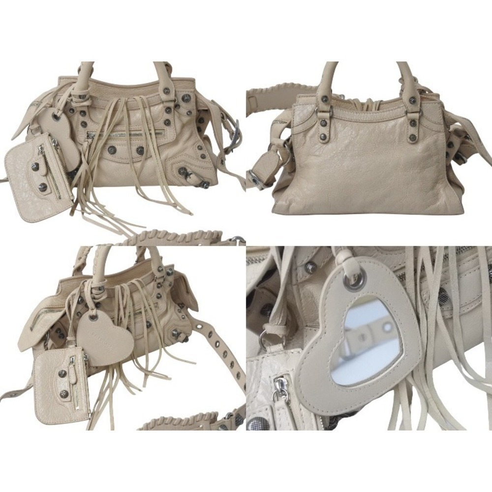 BALENCIAGA NEO CAGOLE XS shoulder bag Beige Tan - Picture 2 of 9